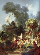 Jean-Honore Fragonard The Lover Crowned oil painting picture wholesale